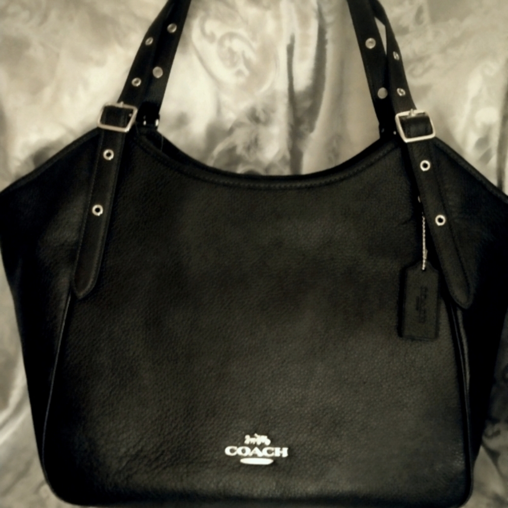 COACH Meadow Shoulder Bag, OS, Black